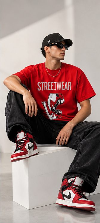 Streetwear roja
